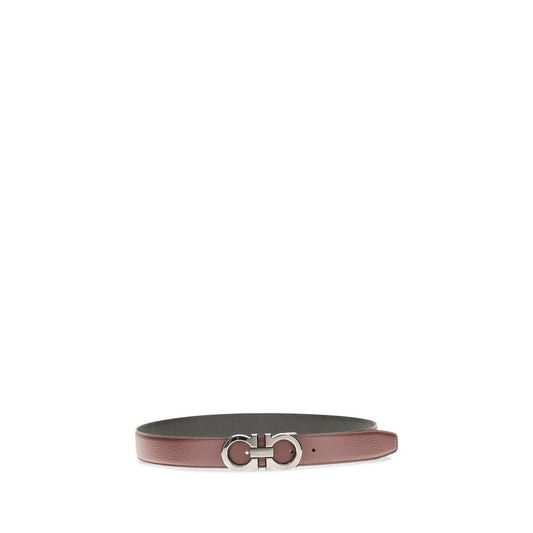 Ferragamo Brown Calf Leather Bos Taurus Belt
