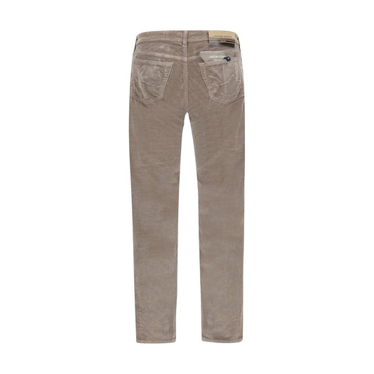 Jacob Cohen Brown Cotton Casual Pants