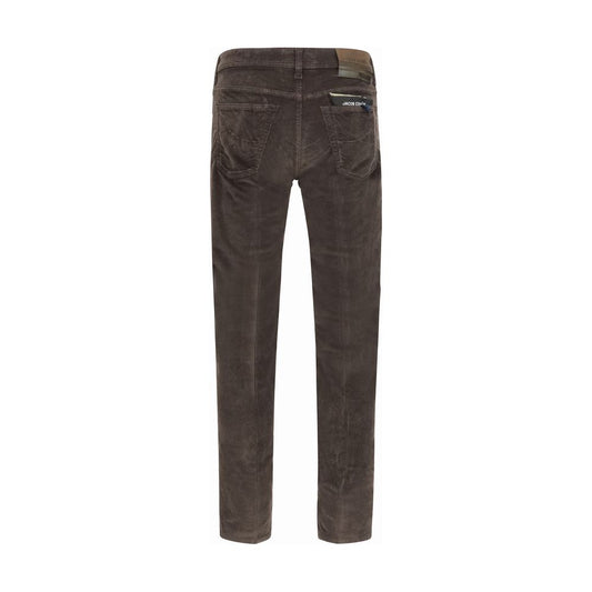 Jacob Cohen Brown Cotton Casual Pants