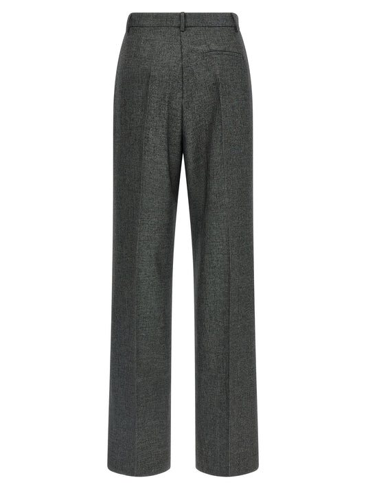 The Andamane Gray Polyester Dress Pants