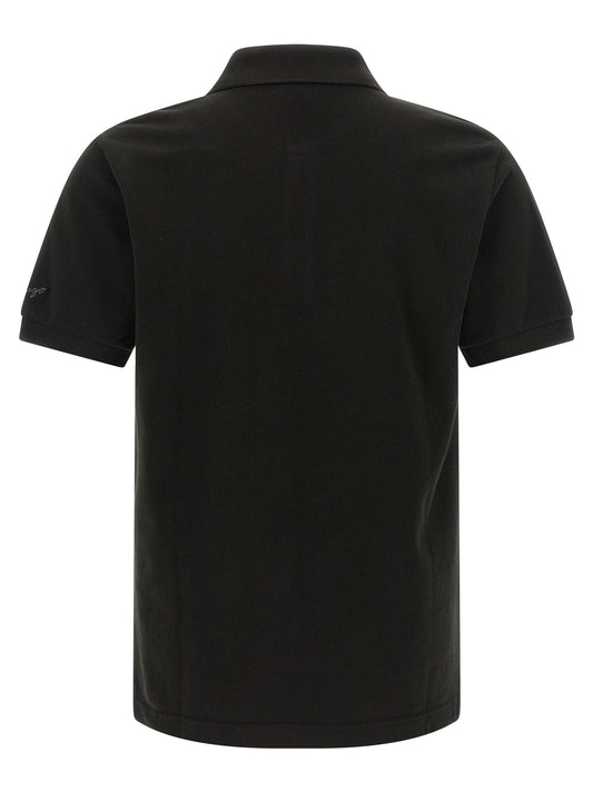 Kenzo Black Cotton Polo Shirt