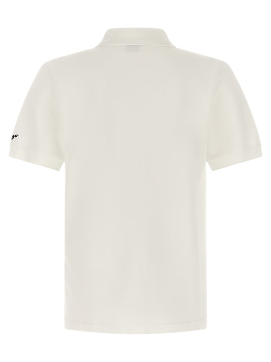 Kenzo White Cotton Polo Shirt