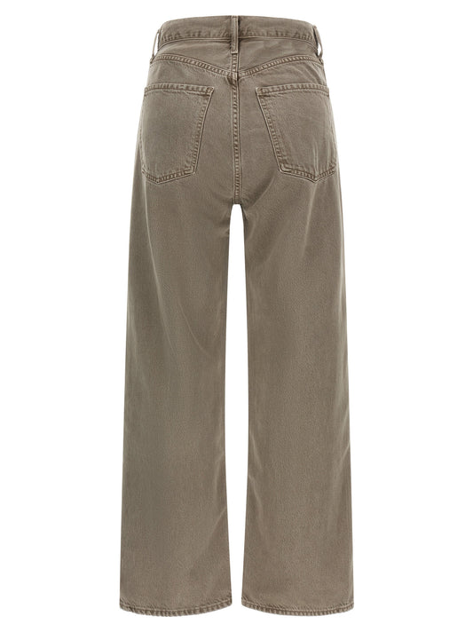 Agolde Brown Lyocell Relaxed Fit Jeans