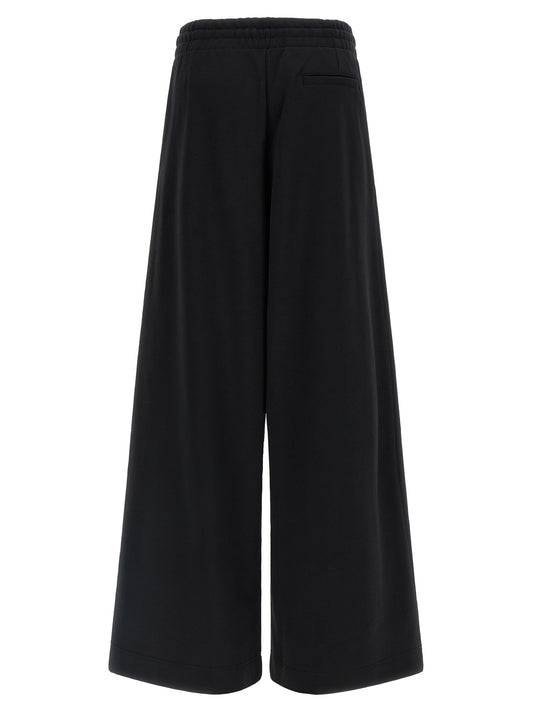 Dries Van Noten Black Cotton Athletic Pants