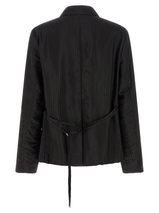 Dries Van Noten Brown Copper Blazer