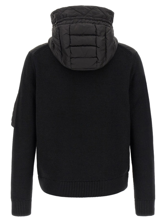 Moncler Black Polyamide Cardigan