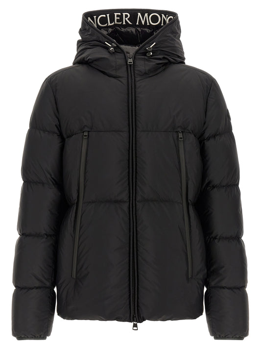 Moncler Black Polyamide Full-Length Jacket
