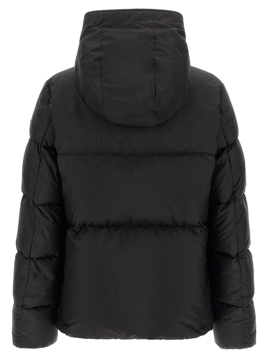 Moncler Black Polyamide Full-Length Jacket