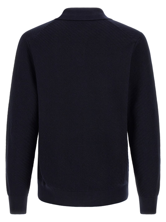 Hugo Boss Blue Cotton Polo Shirt