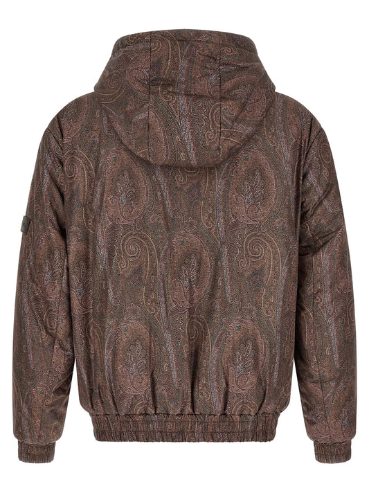 Etro Brown Polyester Bomber