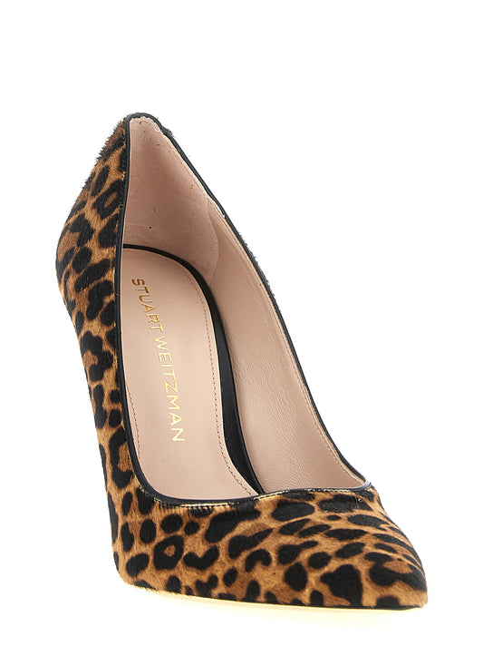 Stuart Weitzman Multicolor Calfskin High Heel Pumps