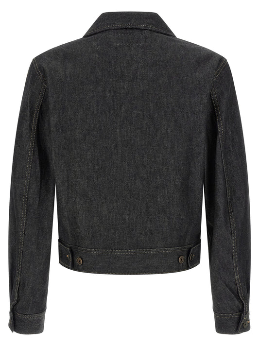 Lemaire Blue Cotton Denim Jacket