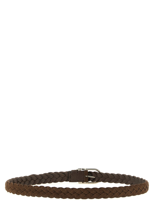 Brunello Cucinelli Brown Calfskin Belt