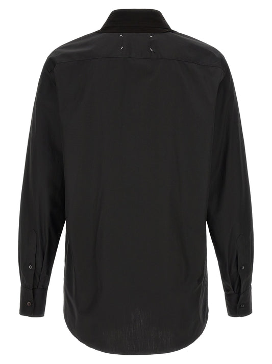 Maison Margiela Black Cotton Blouse