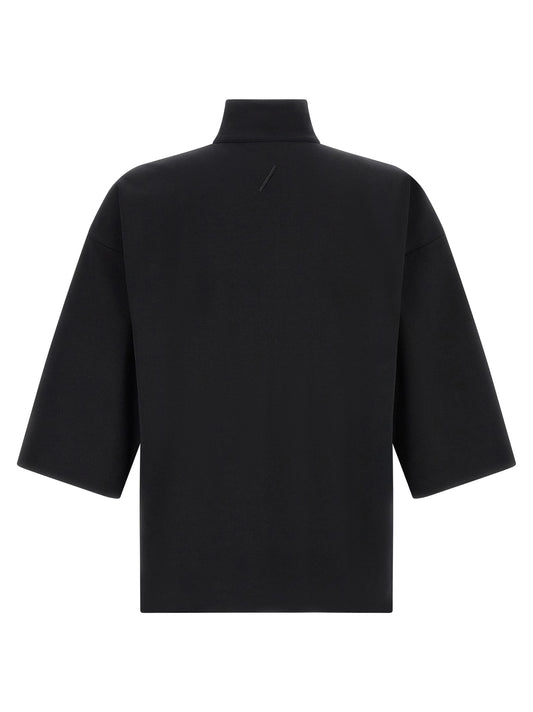 Thom Krom Black Cotton Sweatshirt
