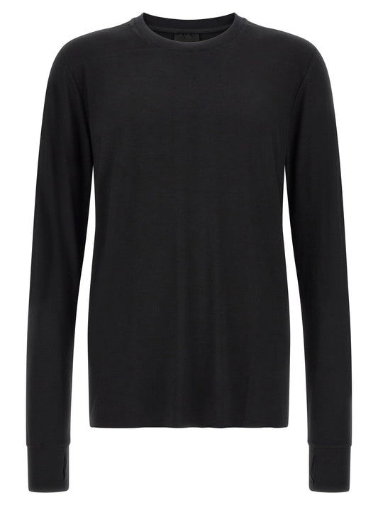 Thom Krom Black Viscose T-Shirt
