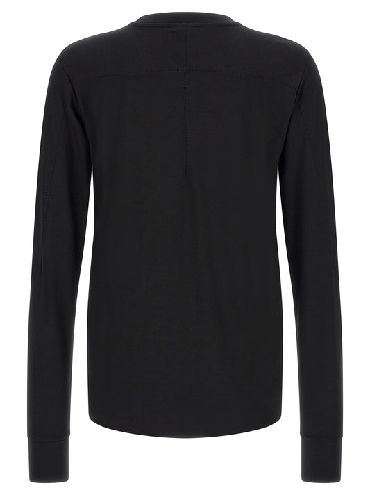 Thom Krom Black Viscose T-Shirt