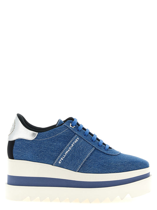 Stella McCartney Blue EVA Wedge Sandals