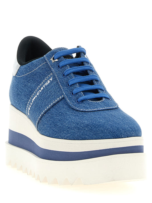 Stella McCartney Blue EVA Wedge Sandals