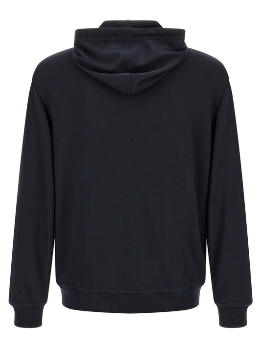 Brunello Cucinelli Blue Cashmere Cardigan