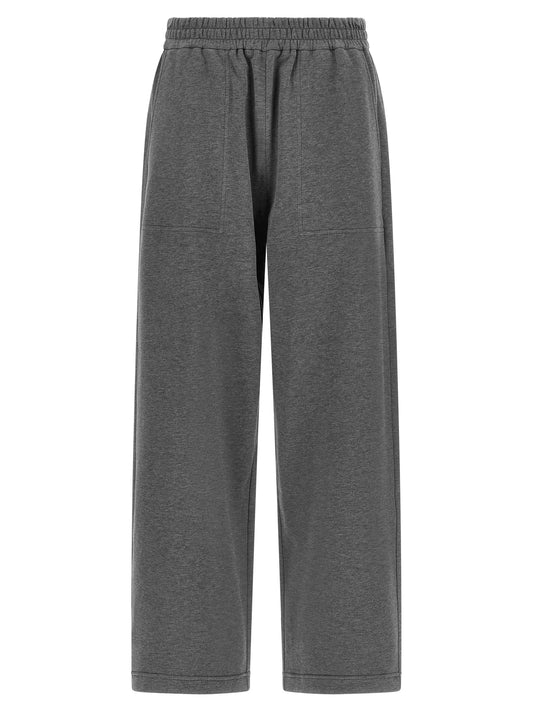 Brunello Cucinelli Gray Cotton Joggers (Workout Pants)