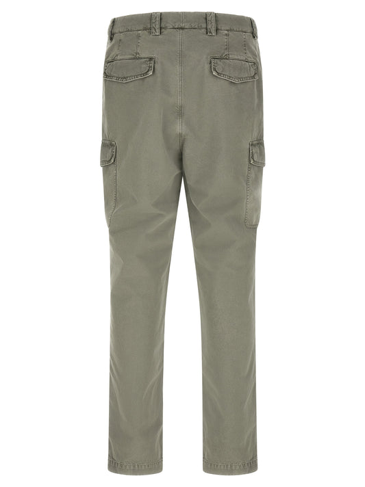 Brunello Cucinelli Bicolor Cotton Cargo Pants