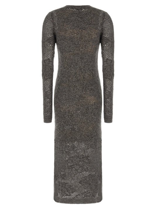 Brunello Cucinelli Gray Nylon Casual Dress