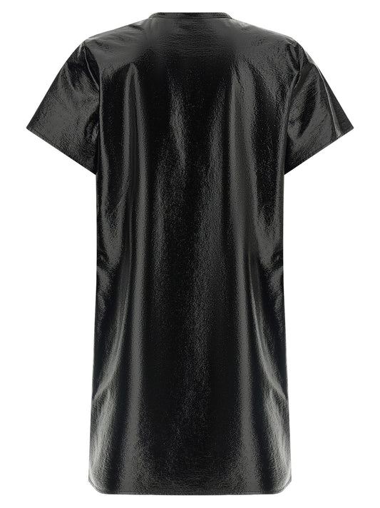 Courrèges Black Viscose Short Dress