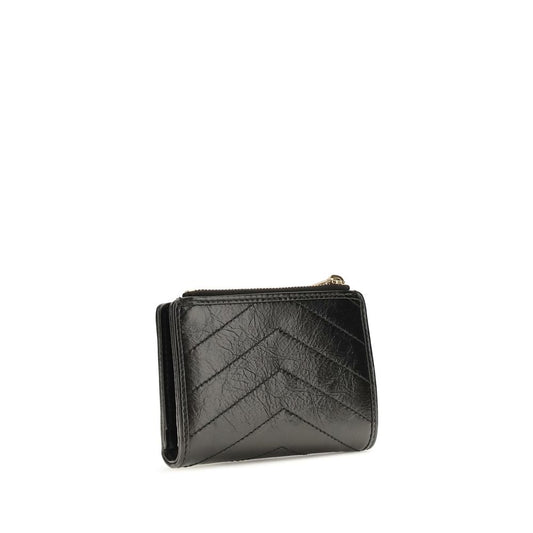 Saint Laurent Black Calf Leather Bos Taurus Wallet