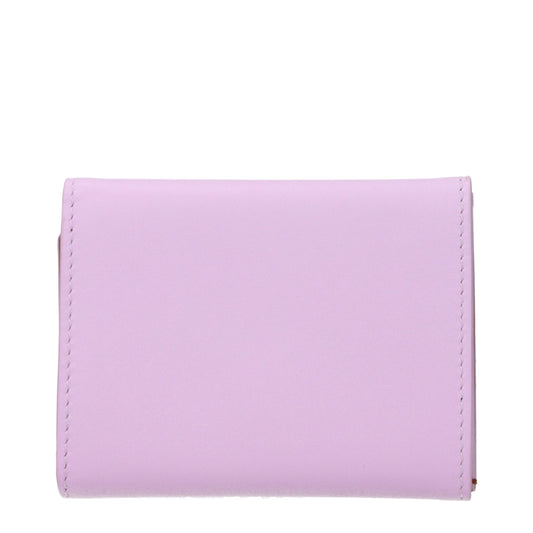 Jil Sander Pink Leather Wallet