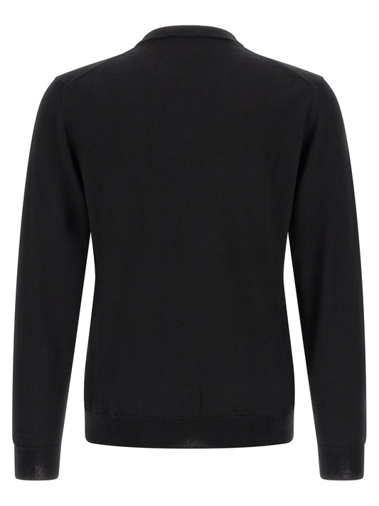 ZANONE Black Virgin Wool Cardigan