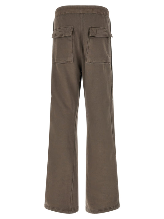 DRKSHDW Gray Cotton Flared Pants