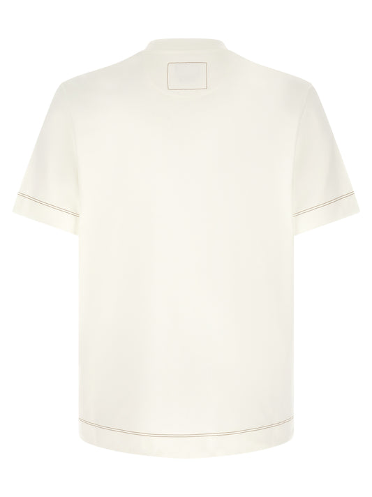 Fendi White Cotton T-Shirt
