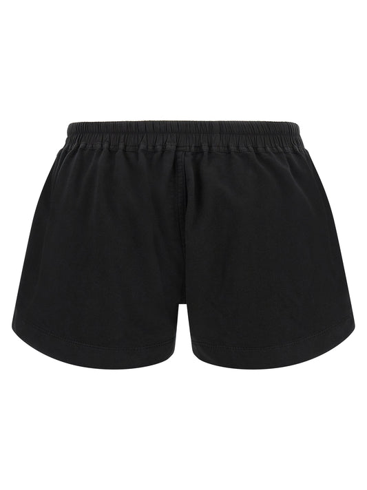 DRKSHDW Black Cotton Bermuda Shorts