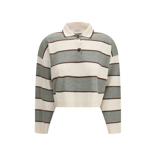 Brunello Cucinelli Multicolor Wool Oves Aries T-Shirt