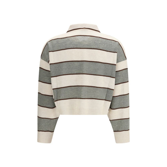 Brunello Cucinelli Multicolor Wool Oves Aries T-Shirt