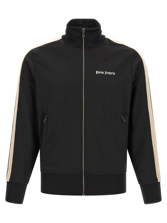 Palm Angels Black Polyester Sweatshirt