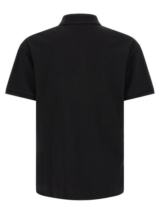 Palm Angels Black Cotton Polo Shirt