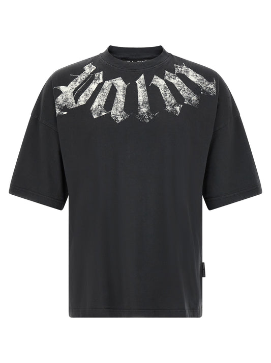 Palm Angels Black Cotton T-Shirt