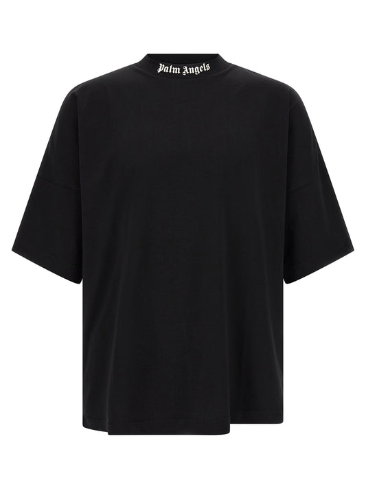 Palm Angels Black Cotton T-Shirt
