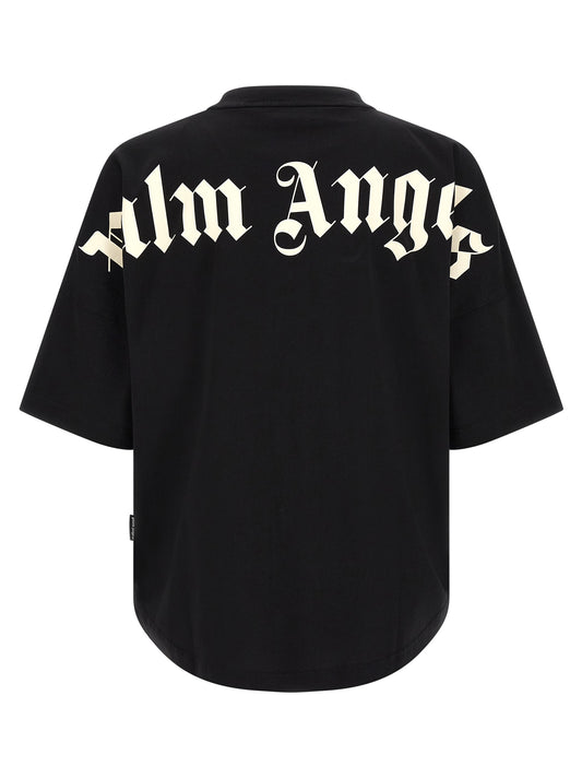 Palm Angels Black Cotton T-Shirt