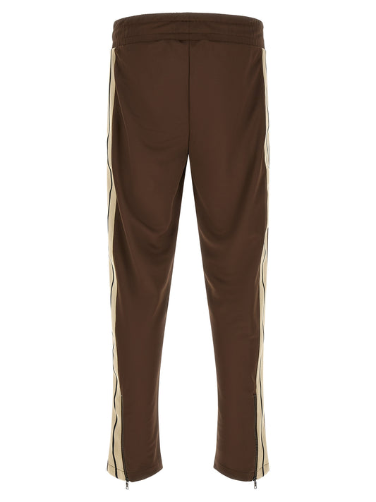 Palm Angels Brown Polyester Joggers (Workout Pants)