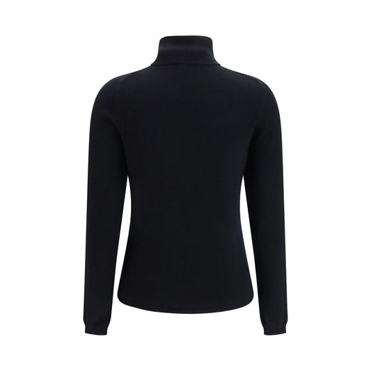 Allude Blue Cashmere Turtleneck