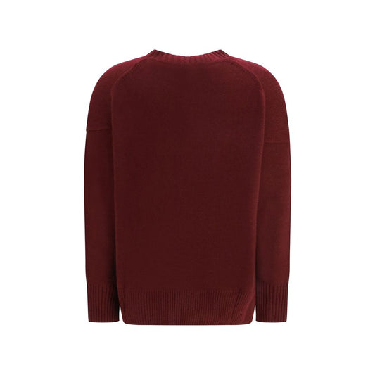 Allude Bordeaux Cashmere Sweatshirt