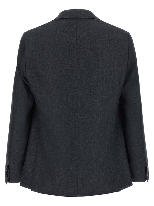 Pal Zileri Gray Polyester Two-Piece Suit