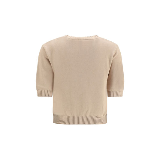 Max Mara Beige Cotton Sweatshirt