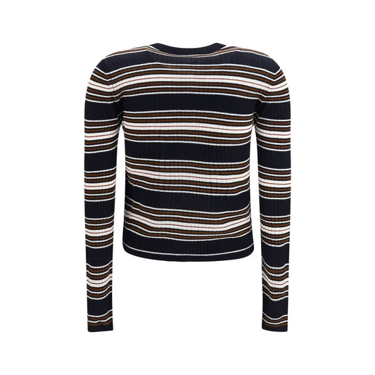 Max Mara Blue Silk Cardigan