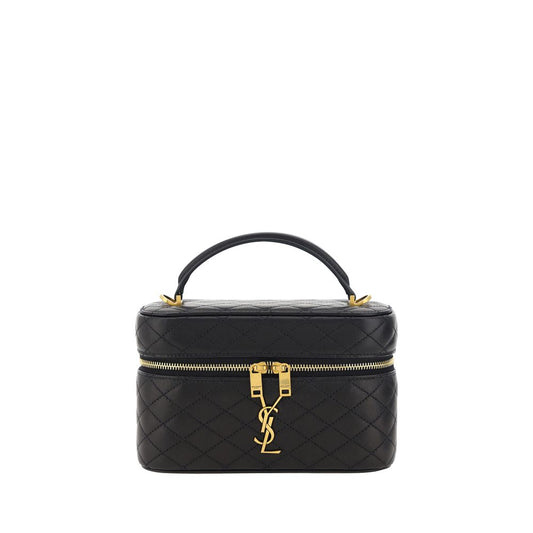 Saint Laurent Black Lamb Ovis Aries Shoulder Bag