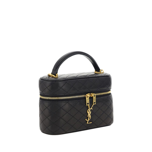 Saint Laurent Black Lamb Ovis Aries Shoulder Bag