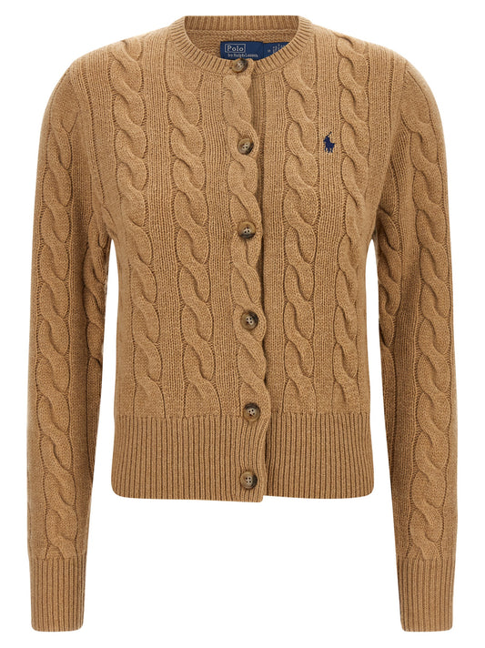 Polo Ralph Lauren Beige Wool Cardigan